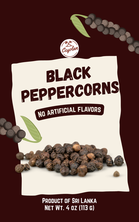 Black peppercorns
