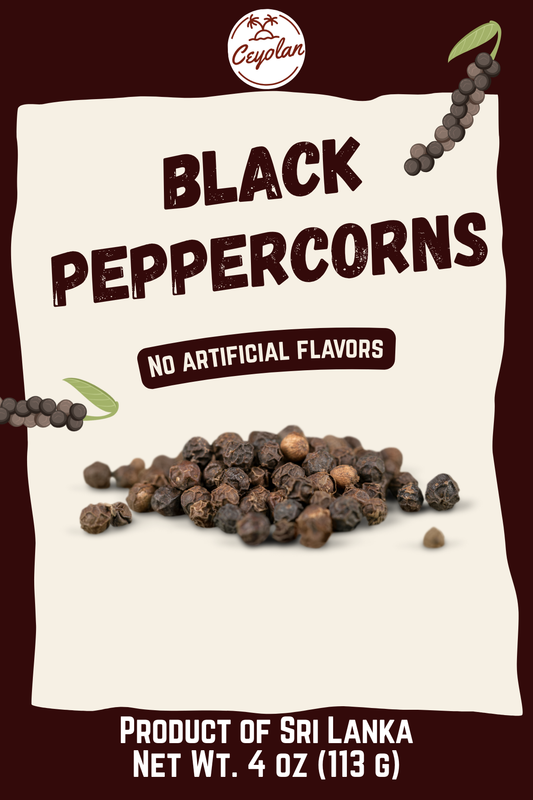 Black peppercorns
